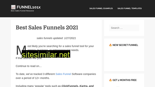 funnel101x.com alternative sites