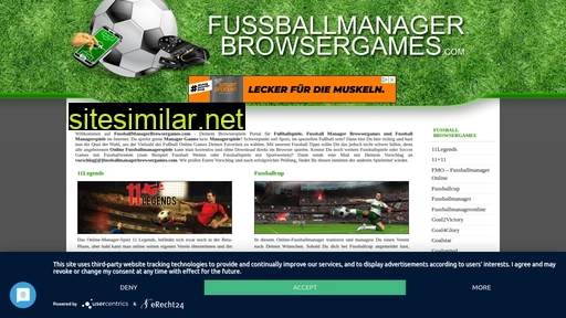 fussballmanagerbrowsergames.com alternative sites