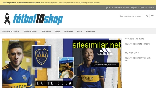 futbol10shop.com alternative sites