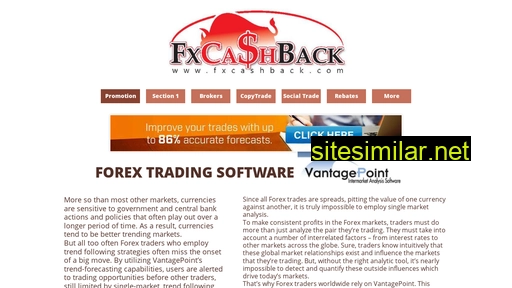 fxcashback.com alternative sites