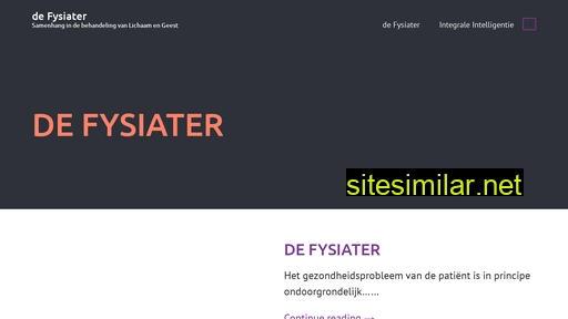 fysiater.com alternative sites