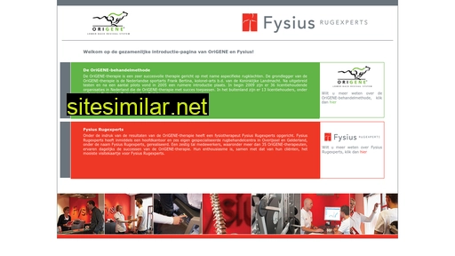 Fysius-origene similar sites