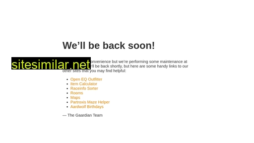 gaardian.com alternative sites