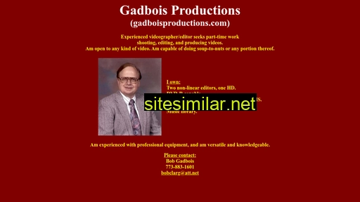 gadboisproductions.com alternative sites