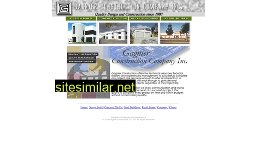 Gagnierconstruction similar sites