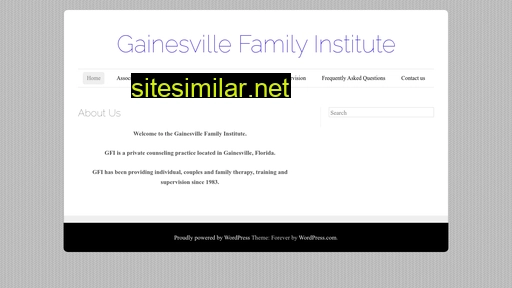 gainesvillefamilyinstitute.com alternative sites