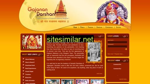 gajanandarshan.com alternative sites