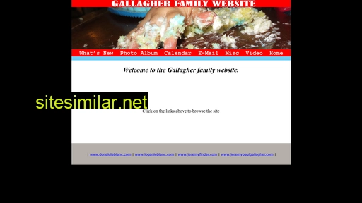 Gallagherfamilywebsite similar sites