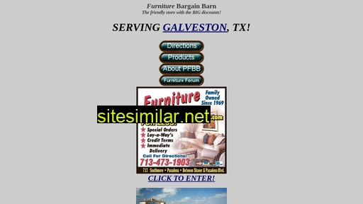 galvestonbargainfurniture.com alternative sites