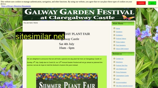 Galwaygardenfestival similar sites