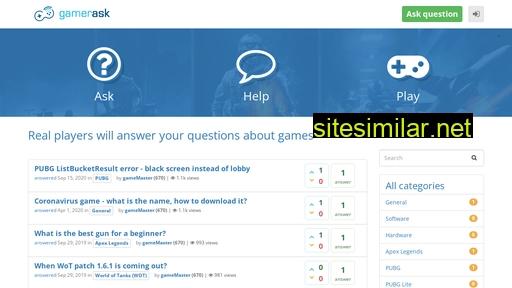 gamerask.com alternative sites