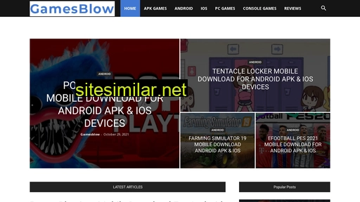 gamesblow.com alternative sites