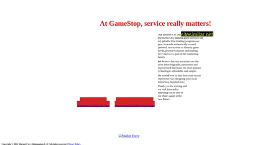 gamestop.survey.marketforce.com alternative sites