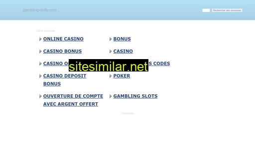 Gambling-daily similar sites