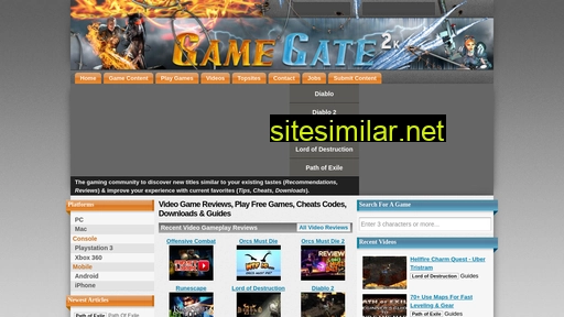 Gamegate2k similar sites