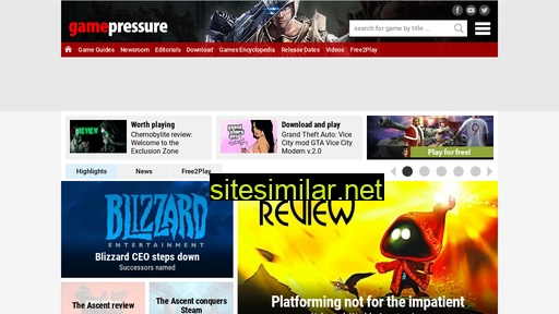 gamepressure.com alternative sites