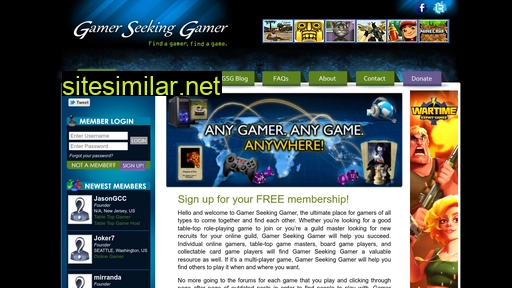 gamerseekinggamer.com alternative sites