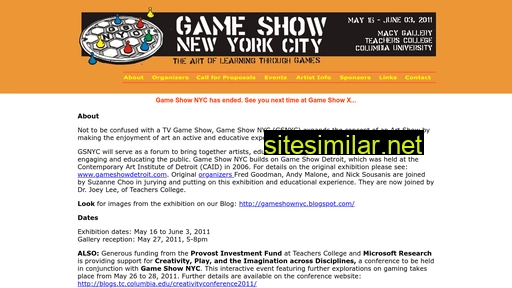 Gameshownyc similar sites