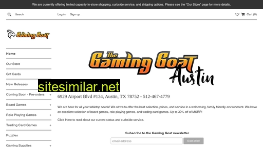 Gaminggoataustin similar sites