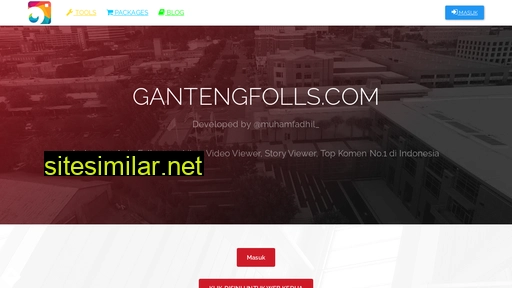 gantengfolls.com alternative sites