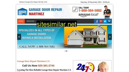 garagedoorrepairmartinezcal.com alternative sites