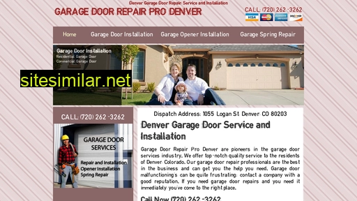 garagedoorrepairprodenver.com alternative sites