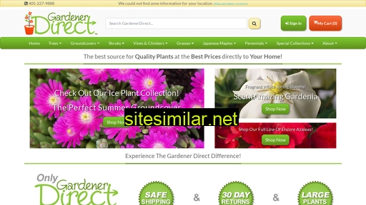 gardenerdirect.com alternative sites