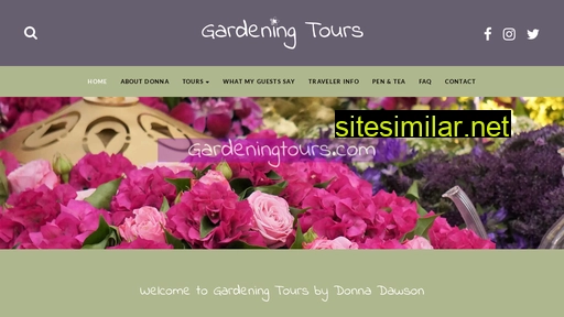 gardeningtours.com alternative sites