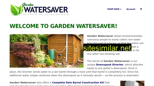 gardenwatersaver.com alternative sites