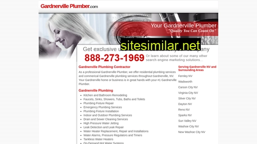 gardnervilleplumber.com alternative sites