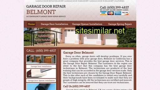 garagedoor-repairbelmont.com alternative sites