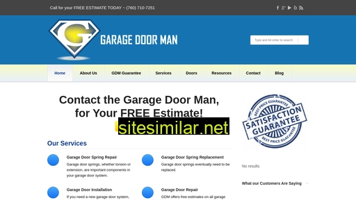 garagedoormansd.com alternative sites