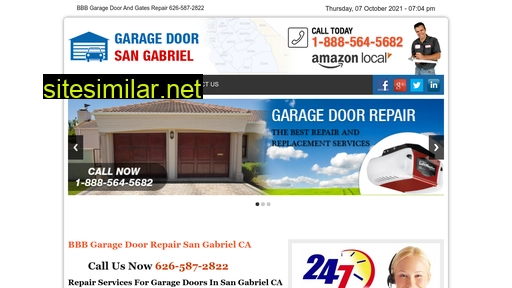 garagedoorsangabrielcal.com alternative sites