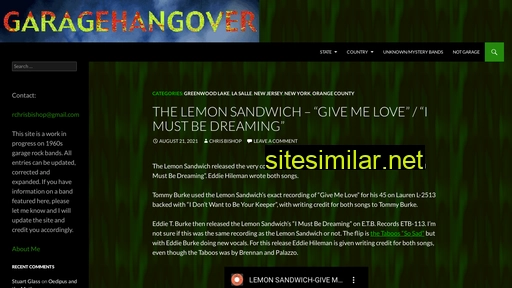 garagehangover.com alternative sites