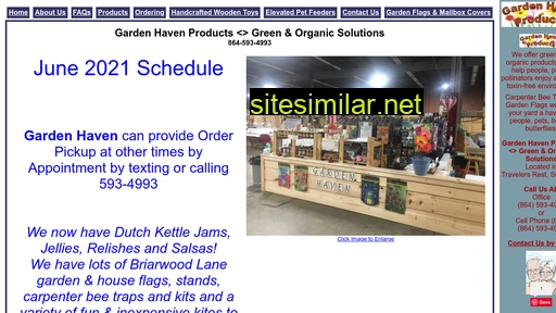 gardenhavenproducts.com alternative sites