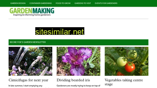 gardenmaking.com alternative sites