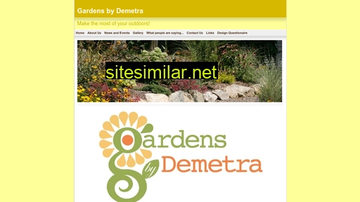 Gardensbydemetra similar sites