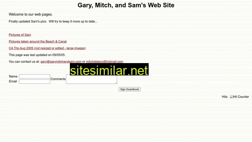 garymitchandsam.com alternative sites
