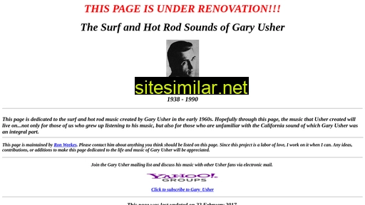 garyusher.com alternative sites