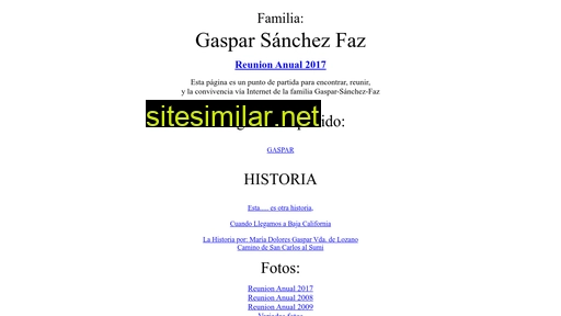 gasparsanchezfaz.com alternative sites