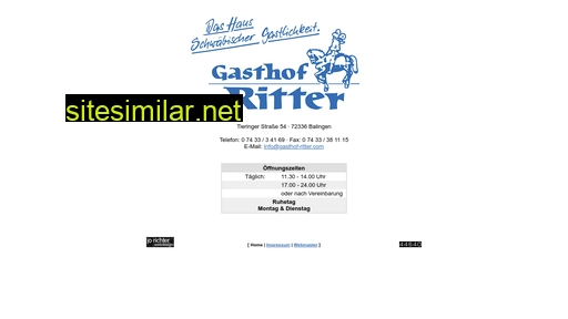 gasthof-ritter.com alternative sites
