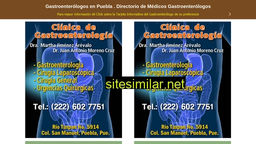 gastroenterologosenpuebla.com alternative sites