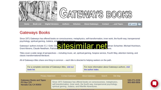 gatewaysbooksandtapes.com alternative sites