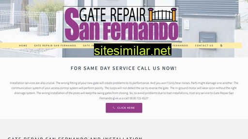 gaterepairsanfernandoca.com alternative sites