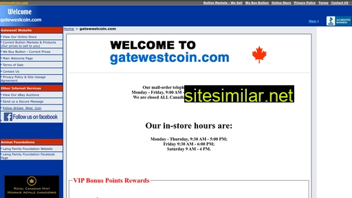Gatewestcoins similar sites