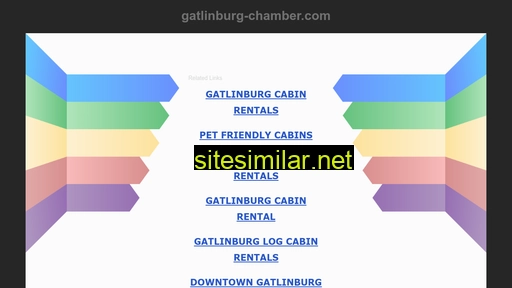 gatlinburg-chamber.com alternative sites