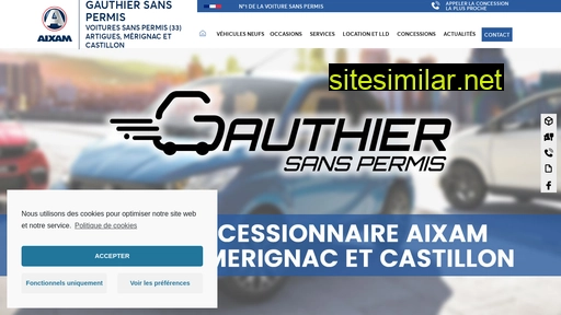 gauthier-sanspermis.com alternative sites