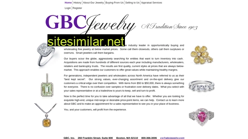 gbcjewelry.com alternative sites