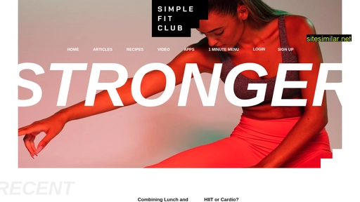 Simplefitclub similar sites