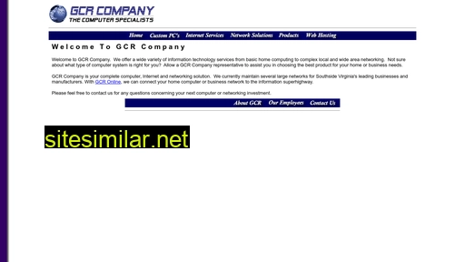 gcrcompany.com alternative sites